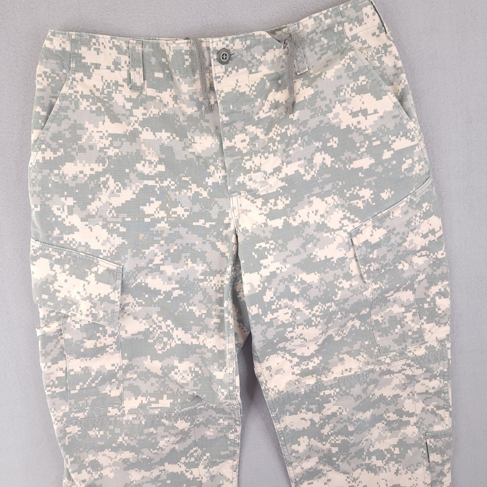 US Army Combat Uniform Trouser Mens Medium Short ACU Digital Camo Cargo Workwear